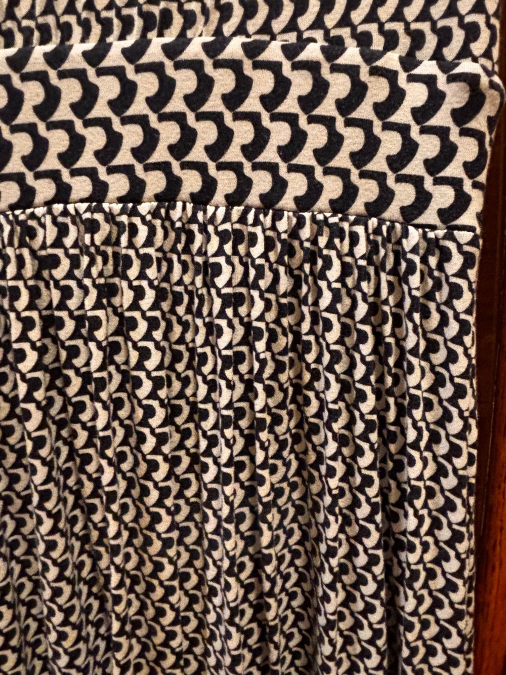 Boden Thea Sleeveless Midi Dress French Navy, Arc Geo, 10 R - Picture 6 of 7